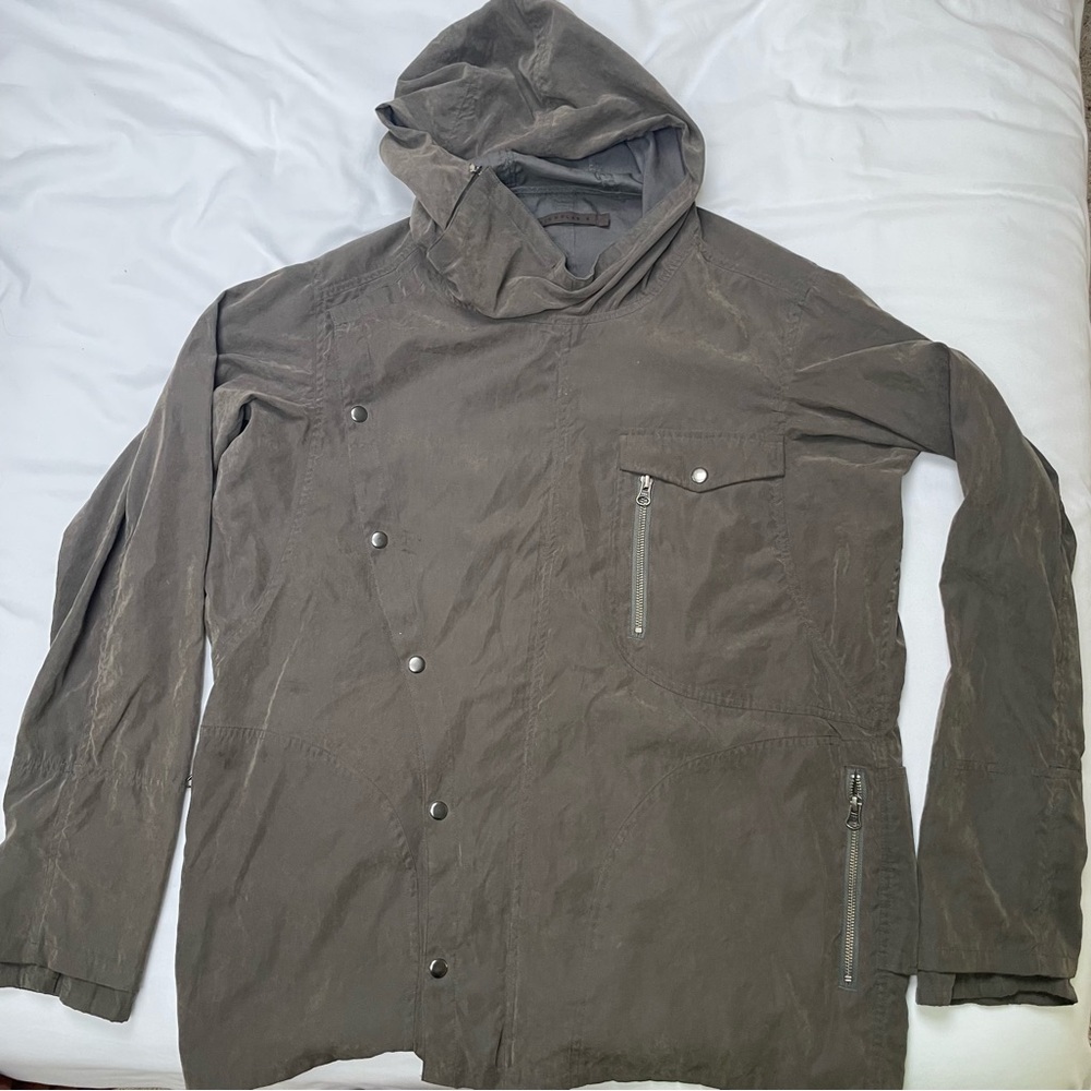 Nicholas K Hooded Moto Jacket size XL